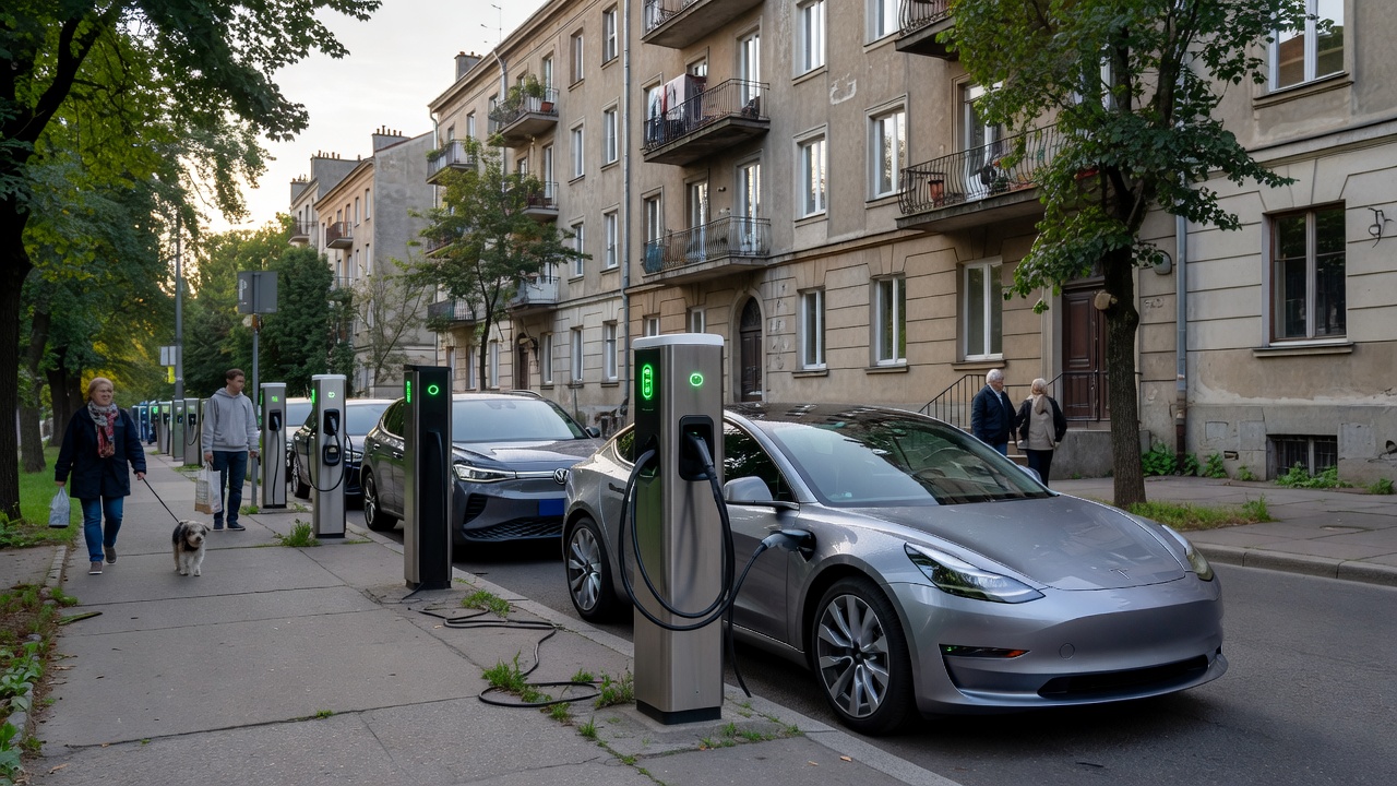 Warsaw Lab Trials EV Charging Hubs in Residential Zones